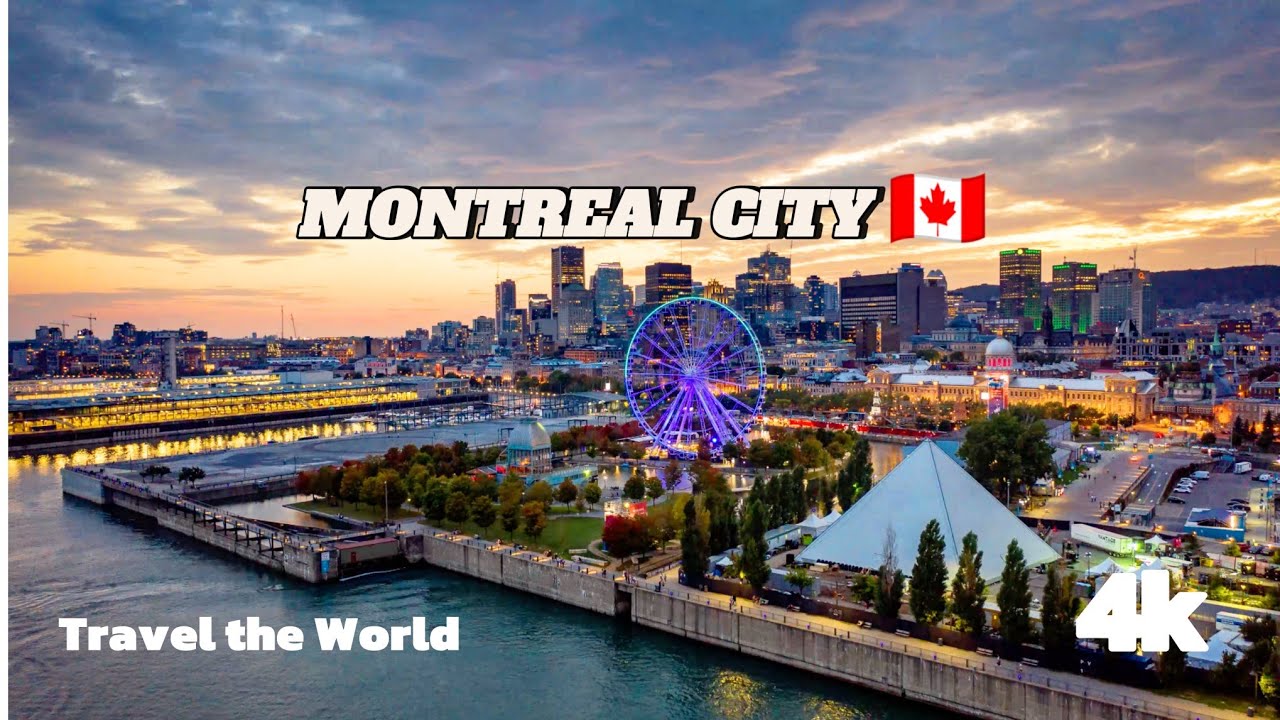 Montreal, Canada 🇨🇦 | Stunning 4K Aerial Tour of the City’s Beauty from Above