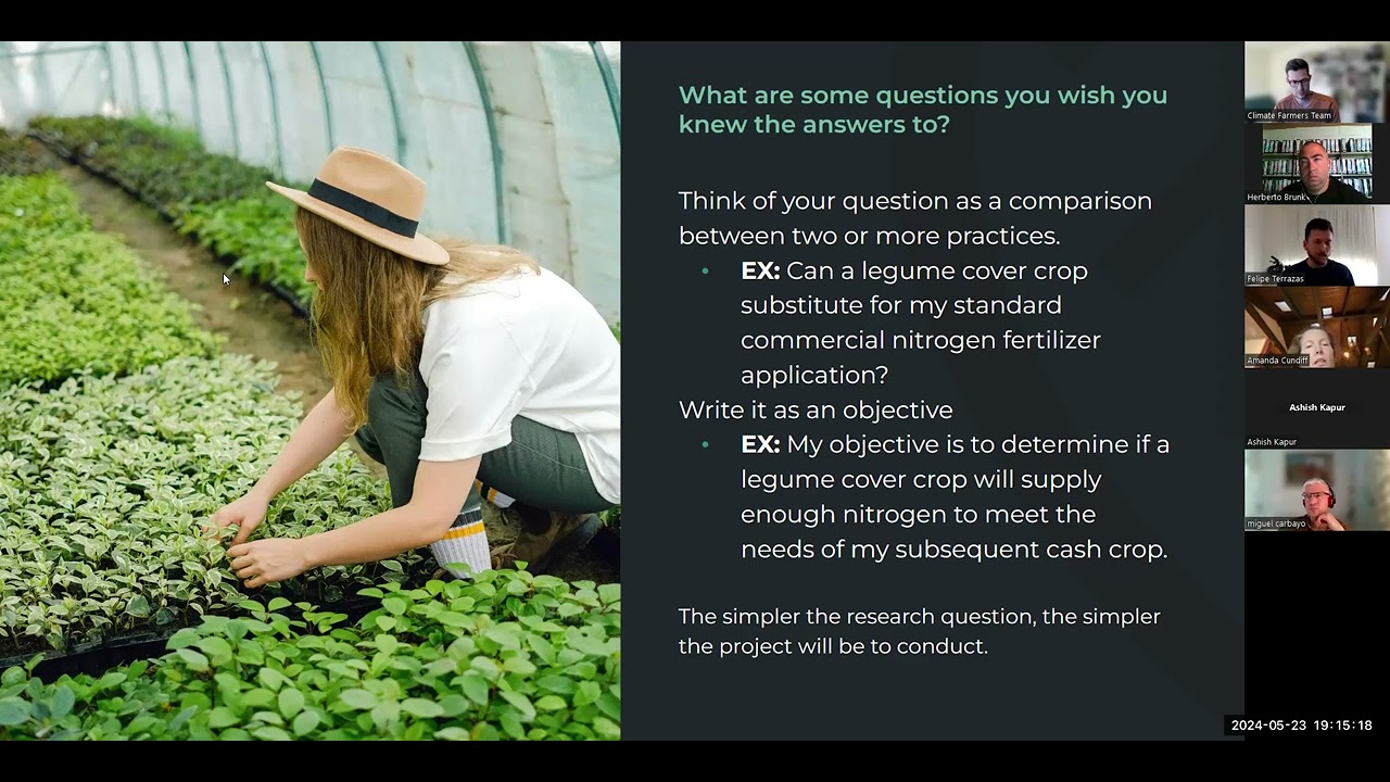 Designing and learning from farm experiments