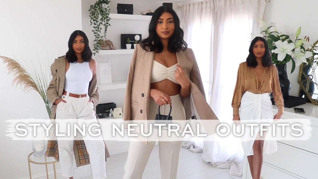SPRING OUTFIT IDEAS | STYLING NEUTRALS LOOKBOOK 2020