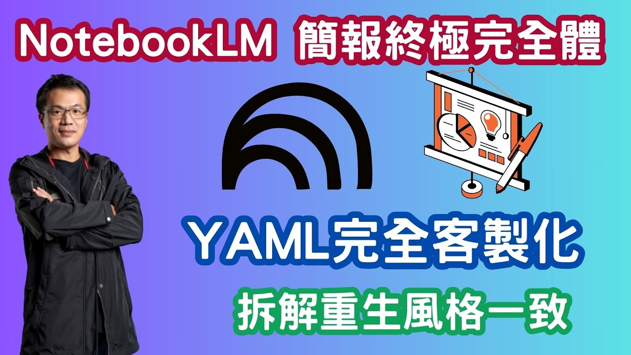 Notebook教學簡報終極完全體_學會 YAML 框架：100% 掌握 NotebookLM 視覺風格