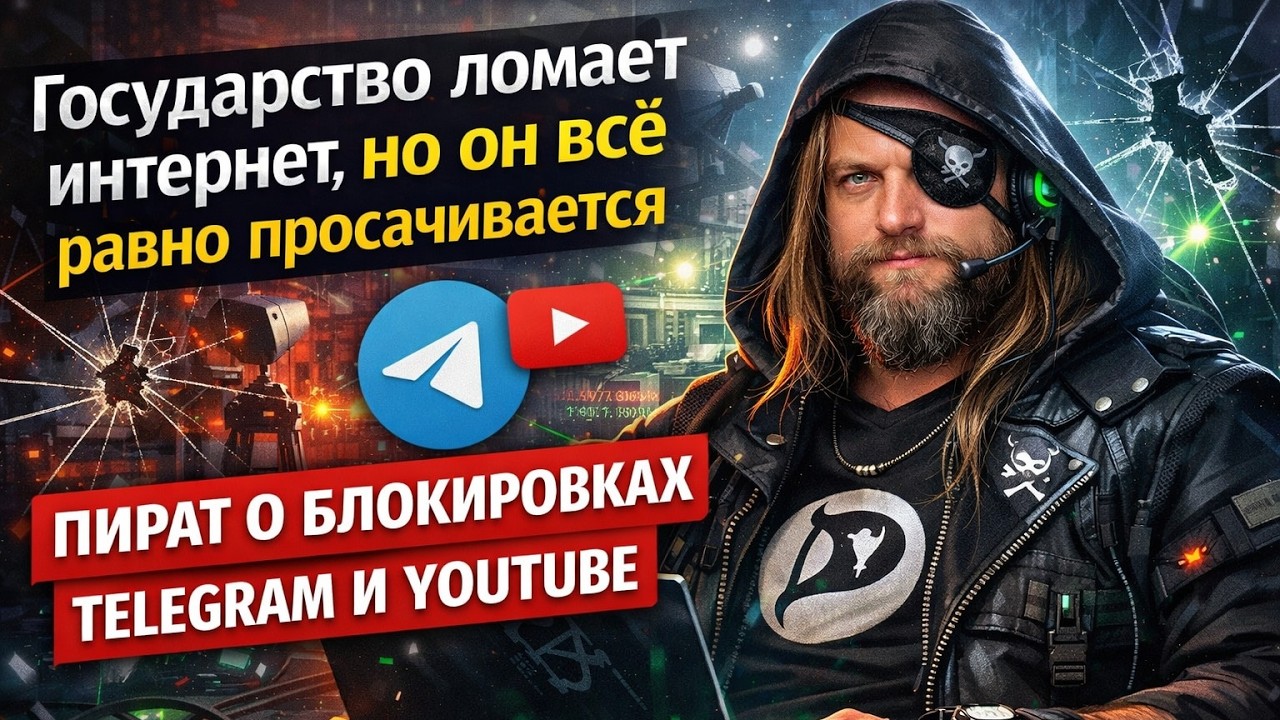 «Государство ломает интернет, но он всё равно просачивается»: пират о блокировках Telegram и YouTube