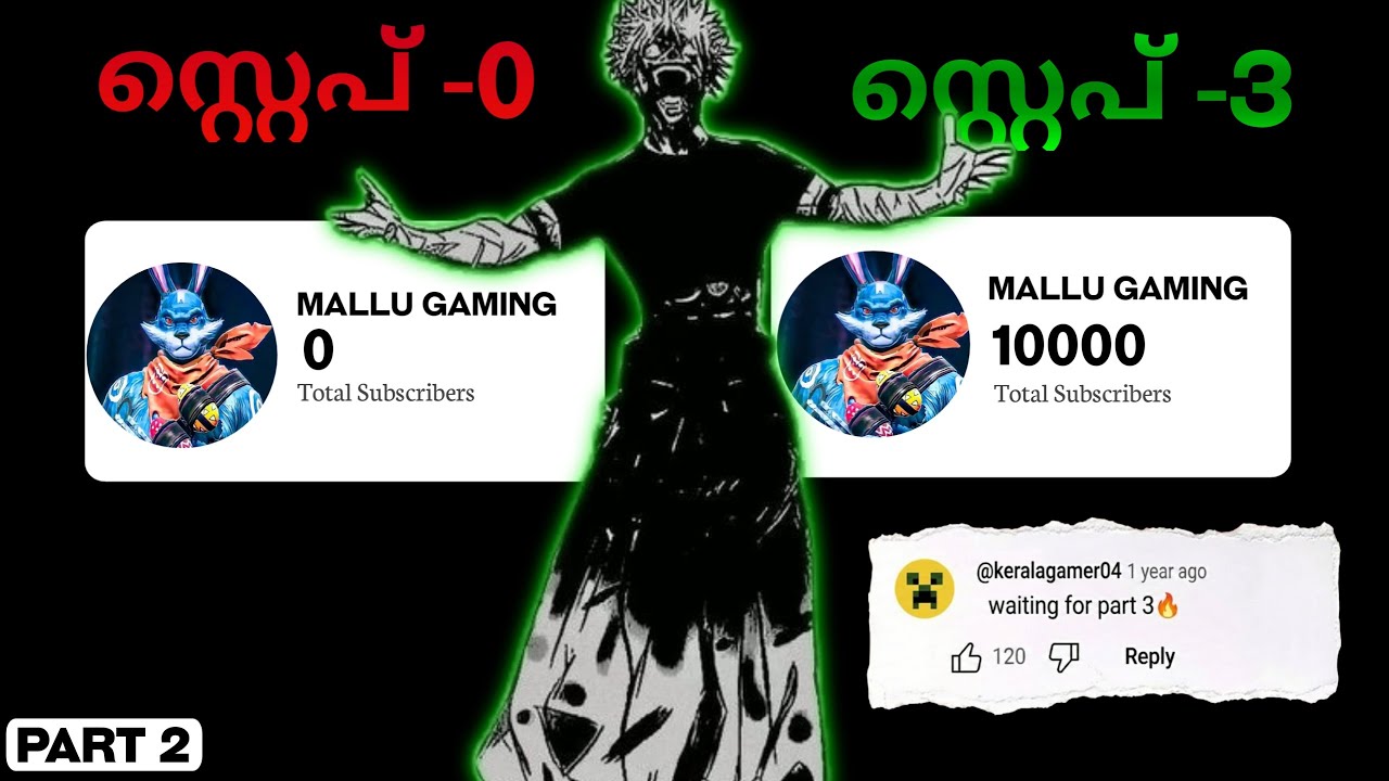 എങ്ങനൊരു GAMING CHANNEL 14 ദിവസത്തിൽ GROW ചെയ്യാം (From 0 SUB) Part 2
