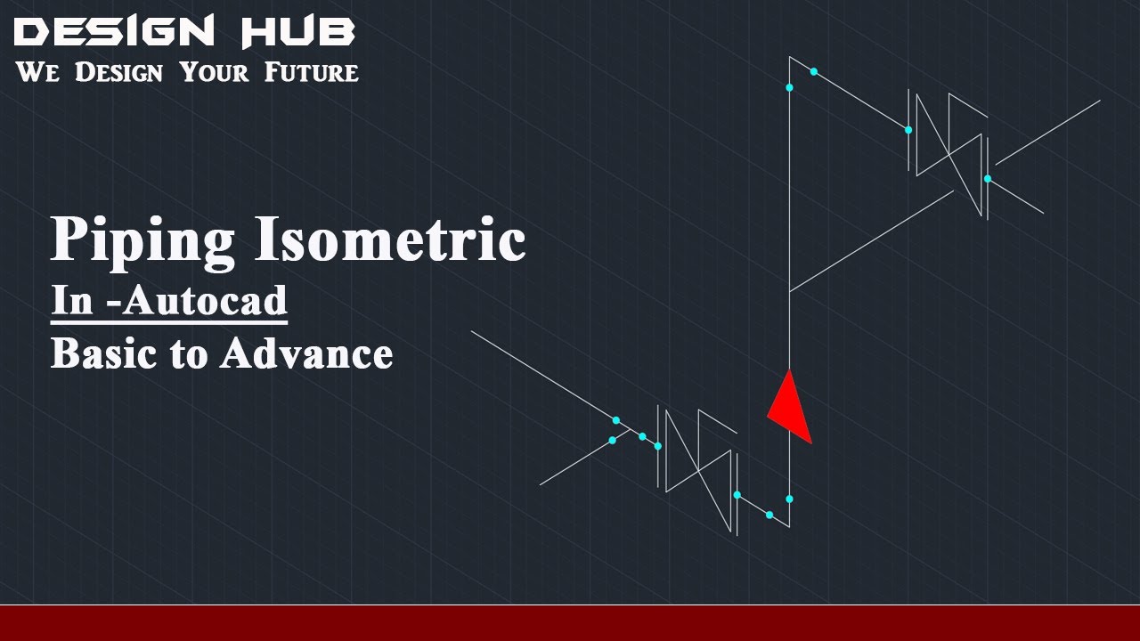How to draw piping isometrics in Autocad (Autocad tutorial)