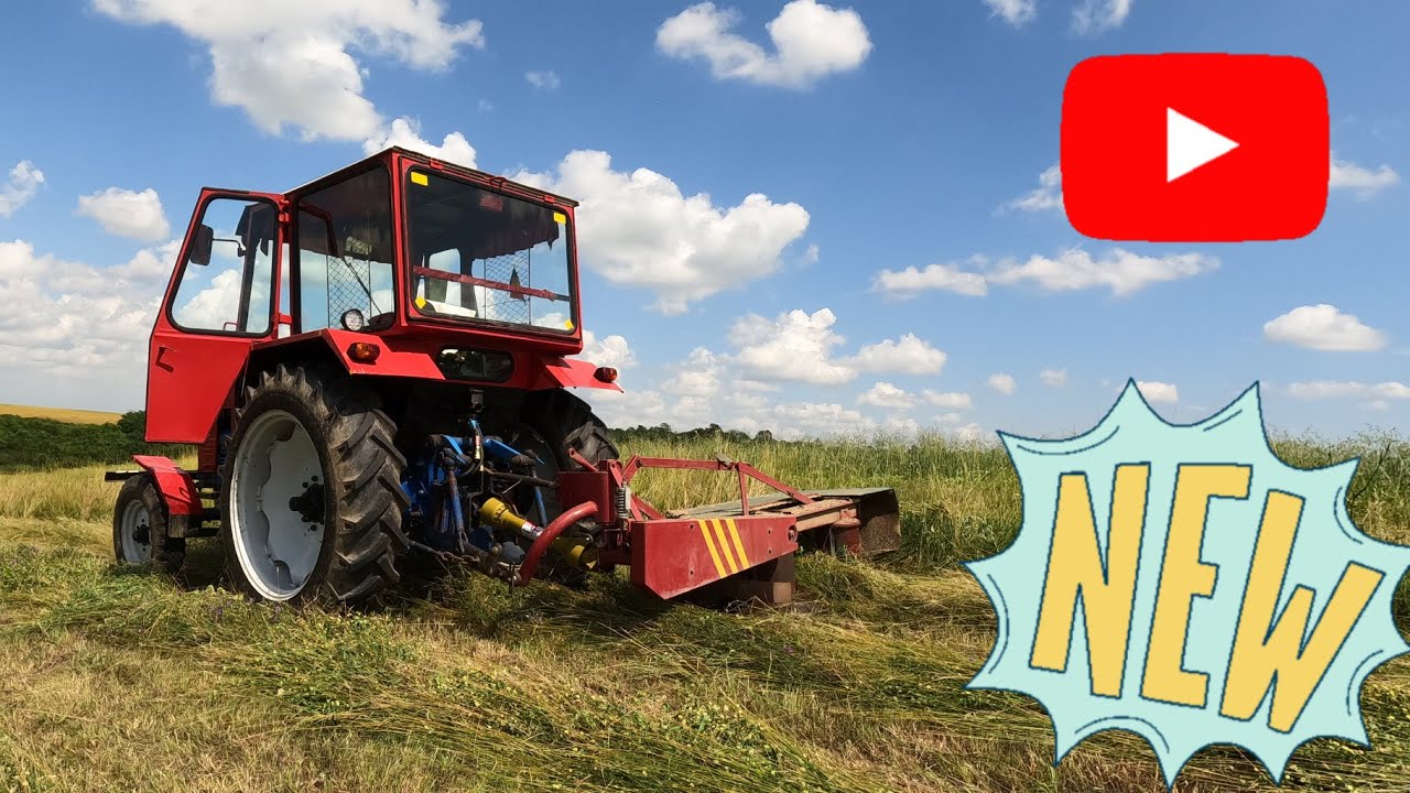 Din nou la cosit cu UTB650m si cositoare poloneza! /  #tractorvlog