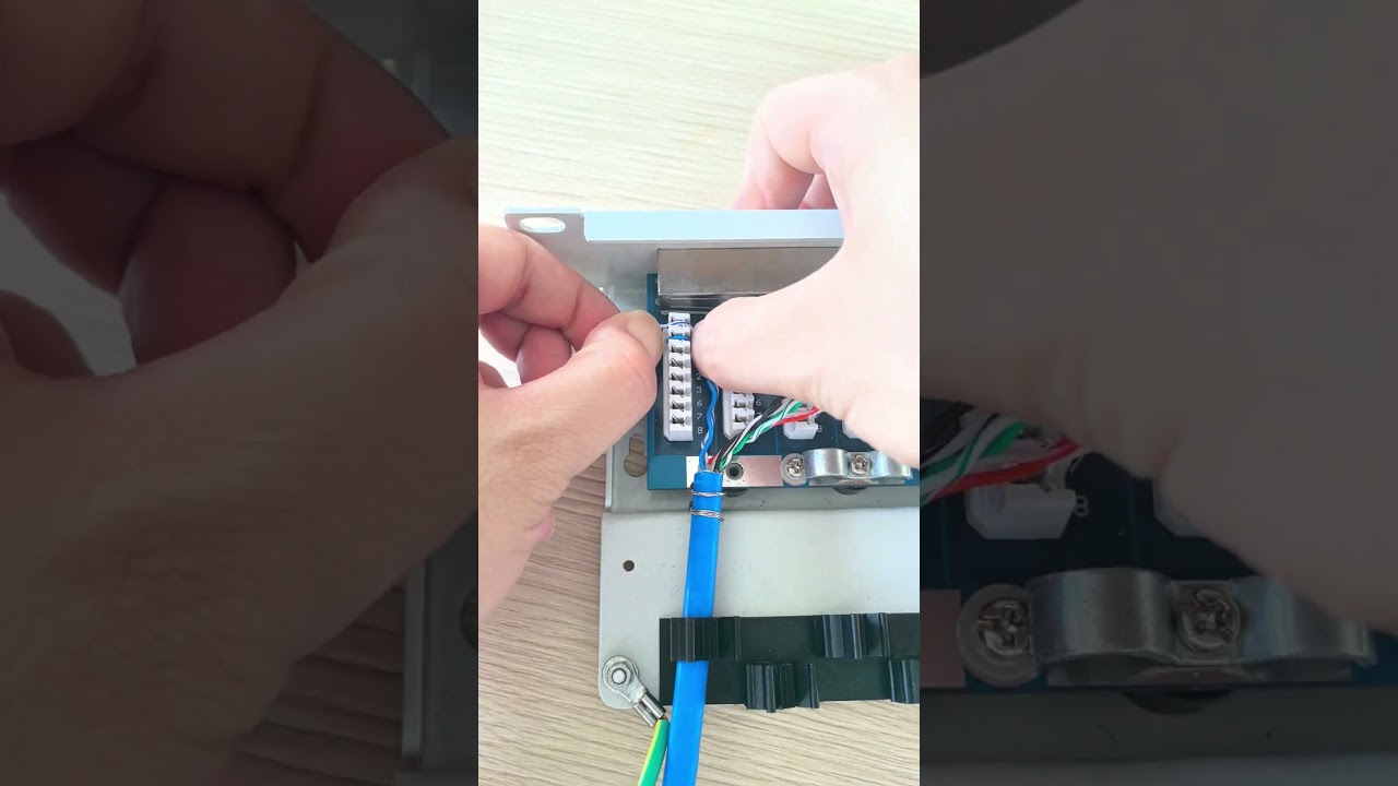 How to Easily install the internet RJ45 Shielded 6 port Patch Panel #NetworkSetup #ProInstall #Cable