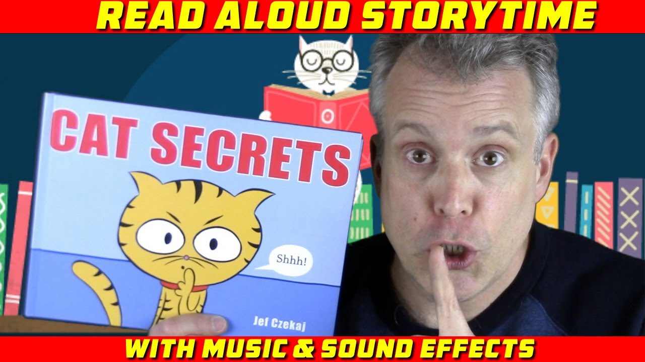 CAT SECRETS | Children's books read aloud for preschool, kindergarten
