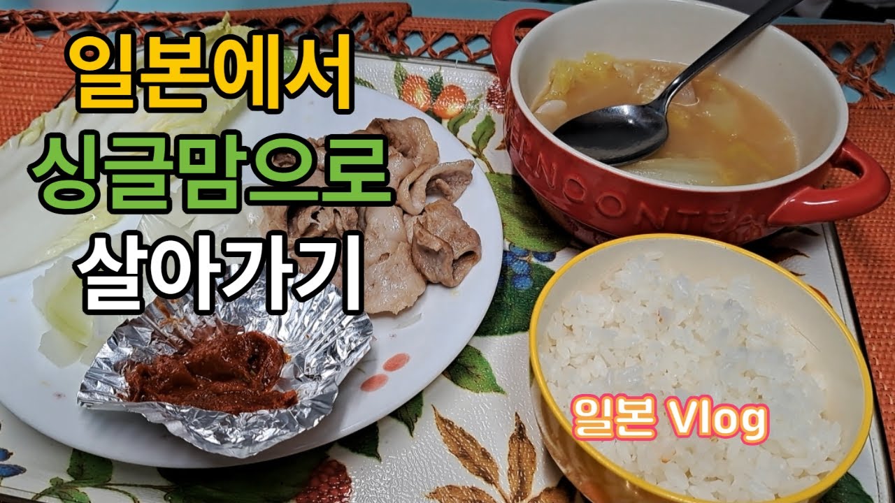 싱글맘 일본 라이프. 일본 브이로그