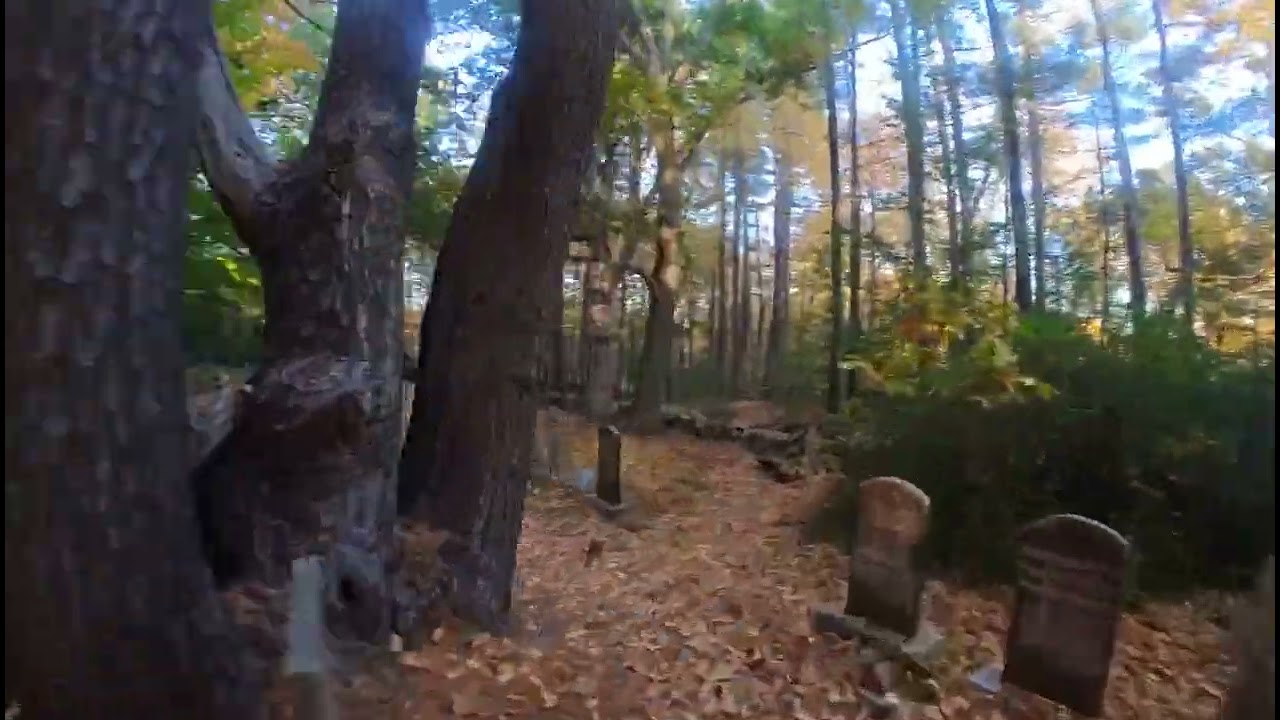Sawyer Hill burial ground - Tis the season for cinewhoop cemetery!