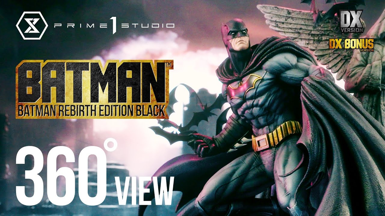 Batman Rebirth Edition (Black)  | 360 View | Prime 1 Studio