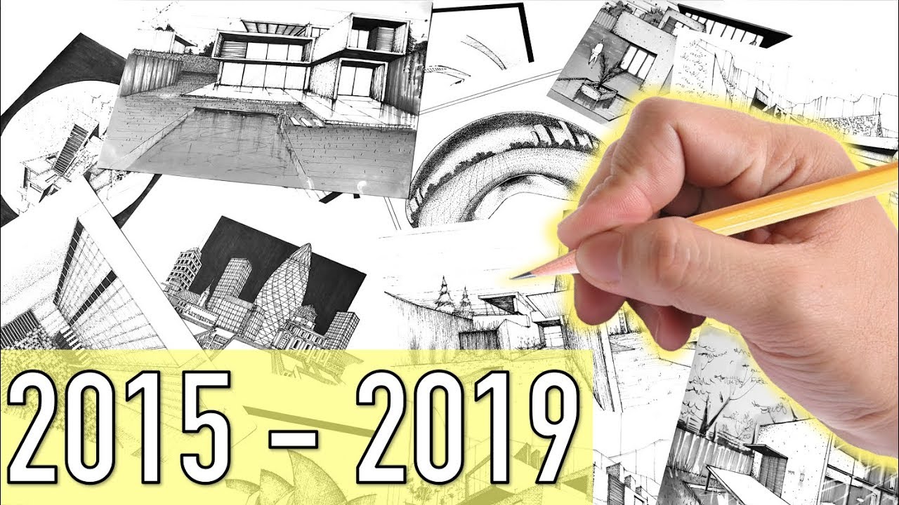 Este ha sido mi AVANCE en el dibujo arquitectónico ¿CUANTO HE MEJORADO? - Artosketch