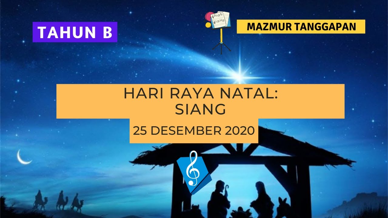 Mazmur Tanggapan - 25 Desember 2020 - PS. 806 (Siang) - Hendaklah langit bersukacita