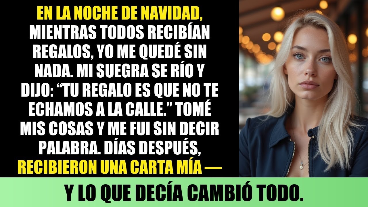 EN NAVIDAD NO ME DIERON NADA — PERO MI CARTA CONVIRTIÓ SU RISA EN SILENCIO