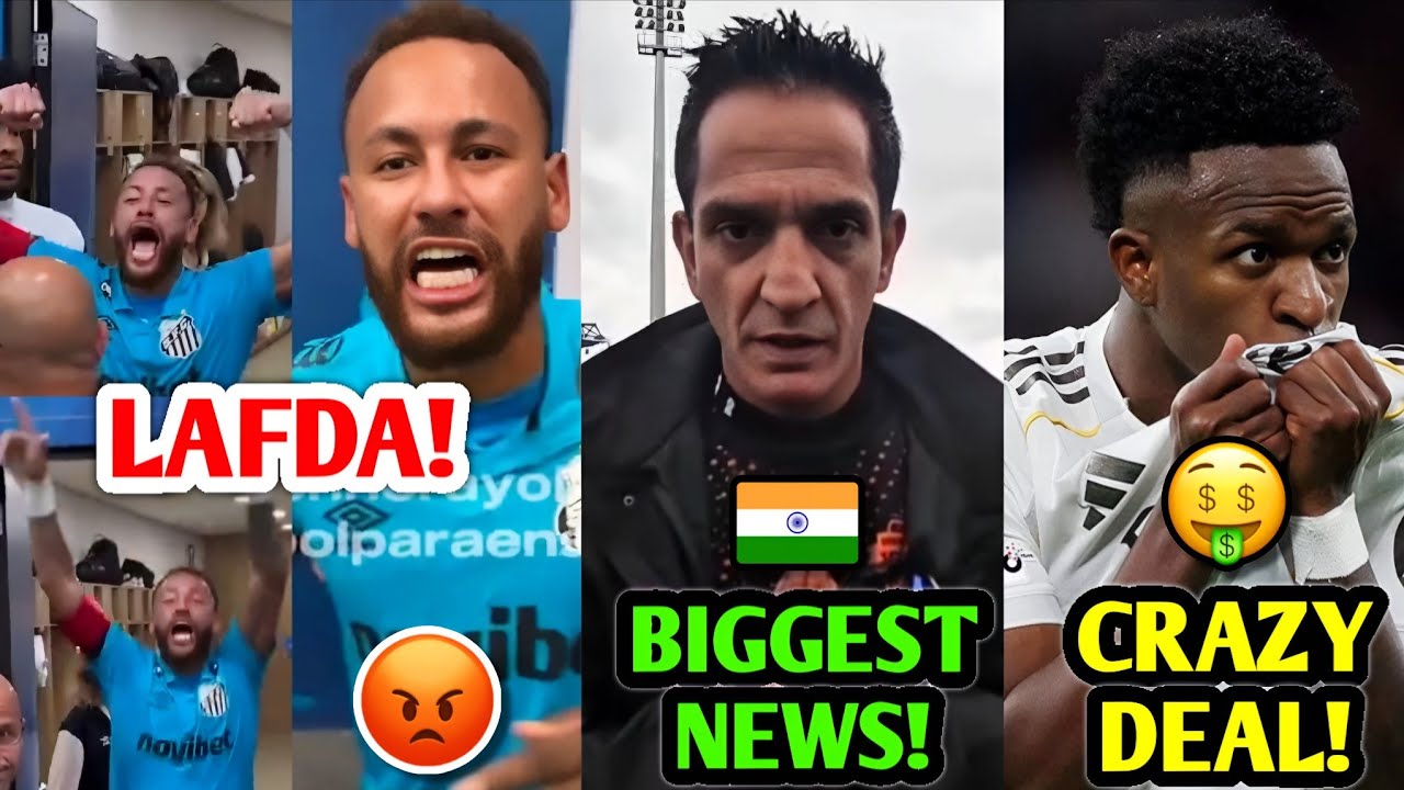 BREAKING 🚨 BIGGEST NEWS for Indian Football 🇮🇳 Neymar LAFDA 😡 Vinicius Jr Real Madrid 🔥
