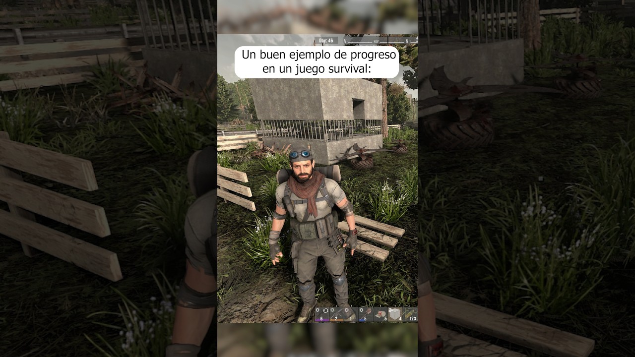 As&iacute; se ven 50 horas de progreso #survival #survivalgames