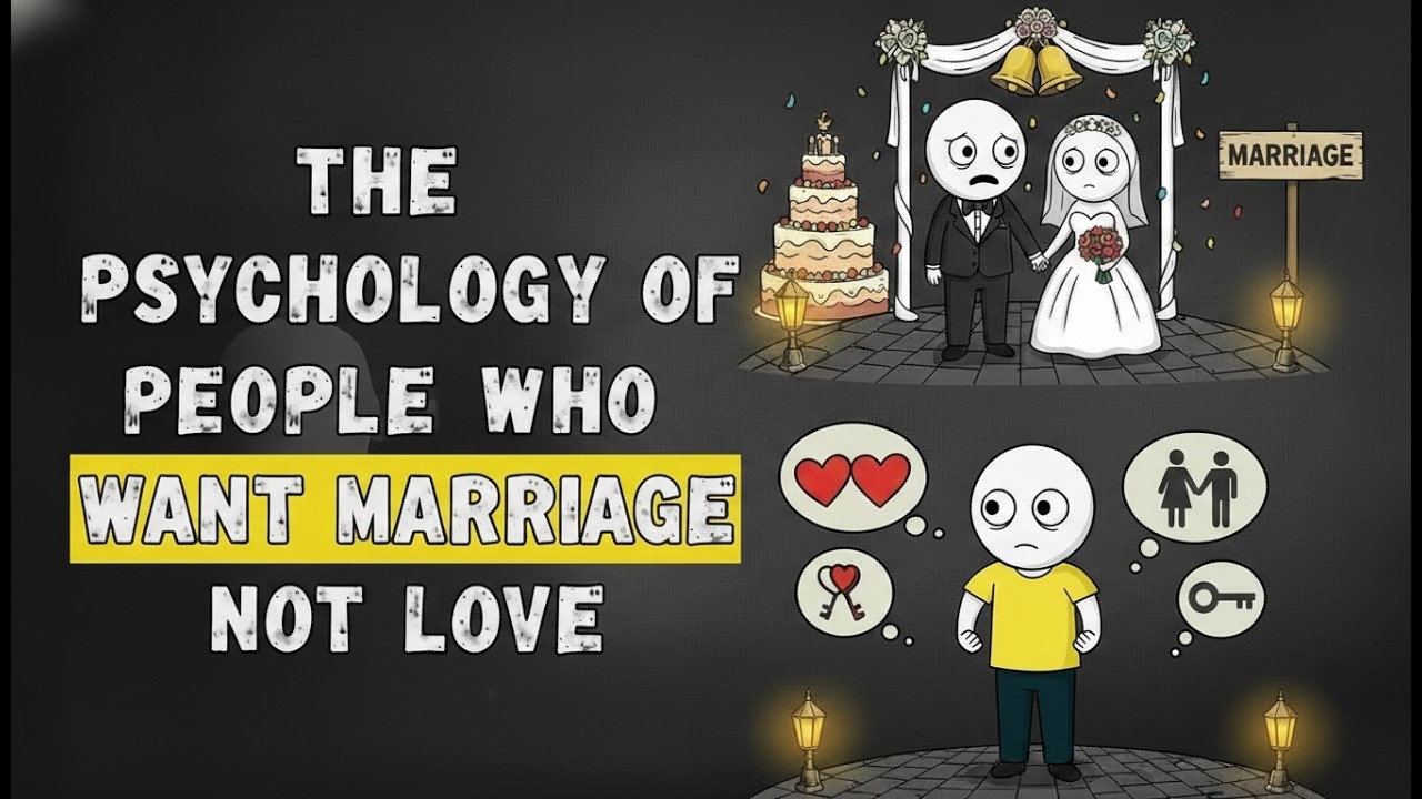 The Psychology of People Who Want Marriage Not Love