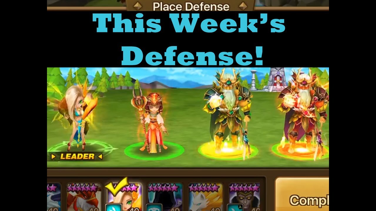 This Week's Defense featuring Seara, Sekhmet, Triton, Okeanos