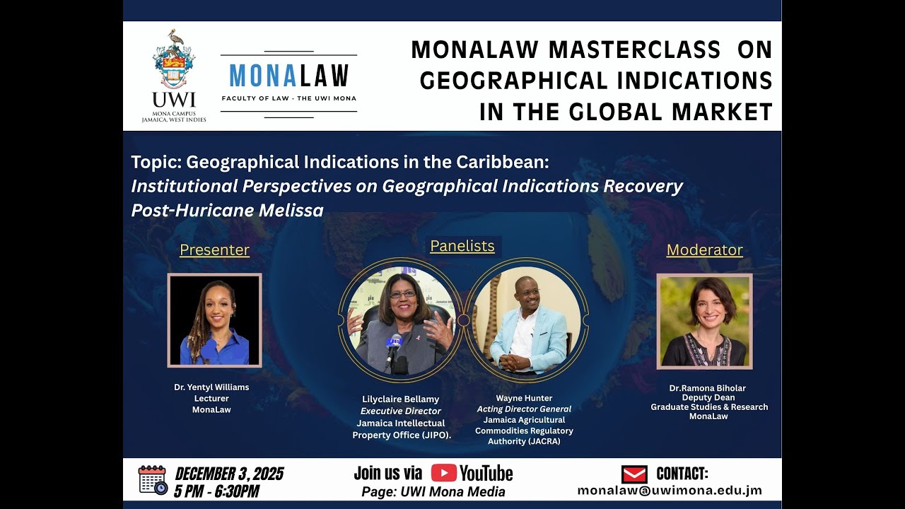 Geographical Indications in the Global Market | MonaLaw Master Class Series