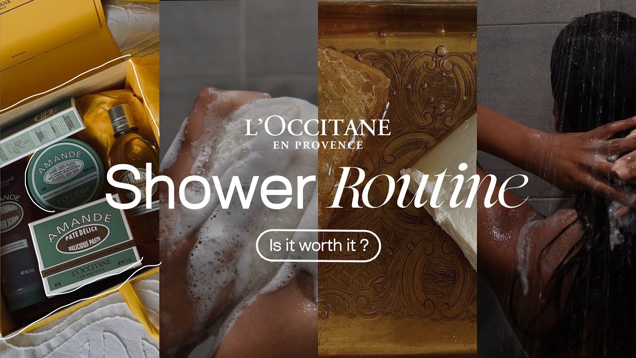 СЛАДКИЙ ЗАПАХ ✨ | процедура принятия душа | миндаль + ваниль при участии OCCITANE обзор