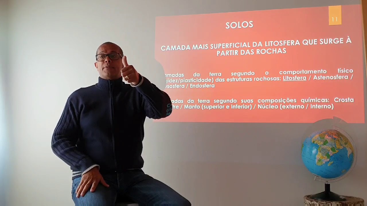 Aula de Geografia - Professor Luciano - O Relevo brasileiro e solos