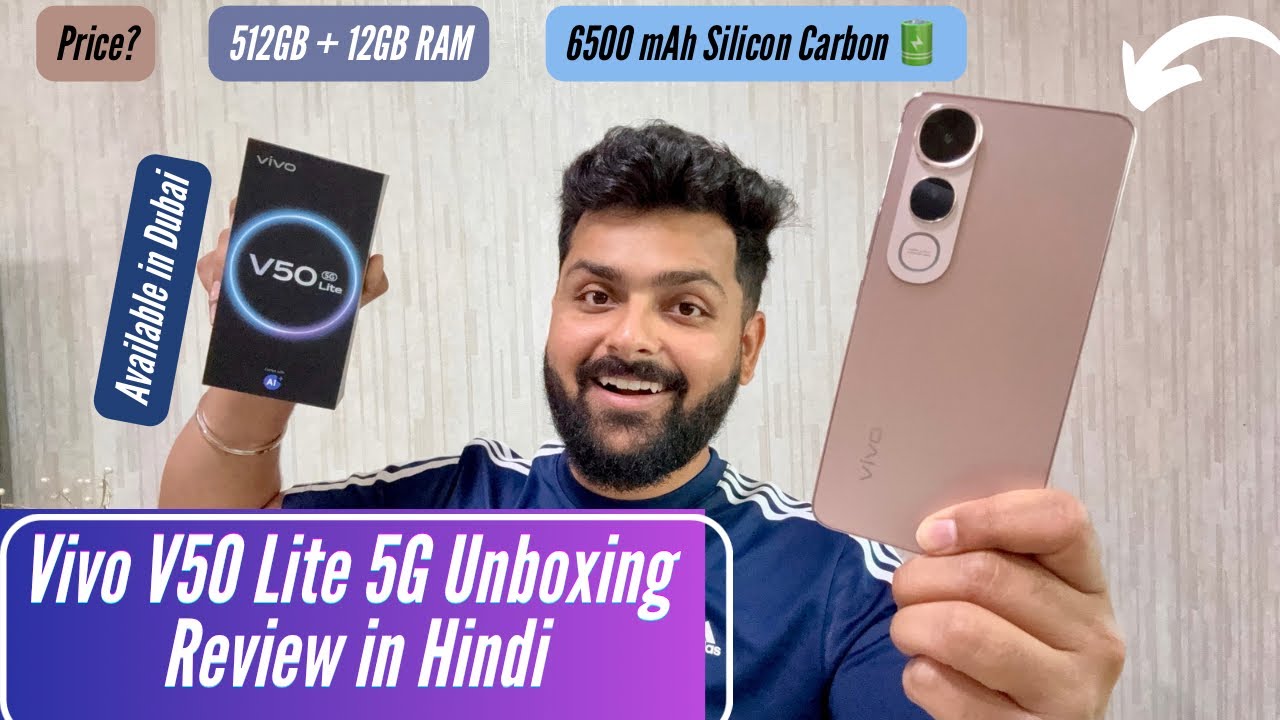Vivo V50 Lite 5G Unboxing & Review - Best Mid Range Phone in Dubai?