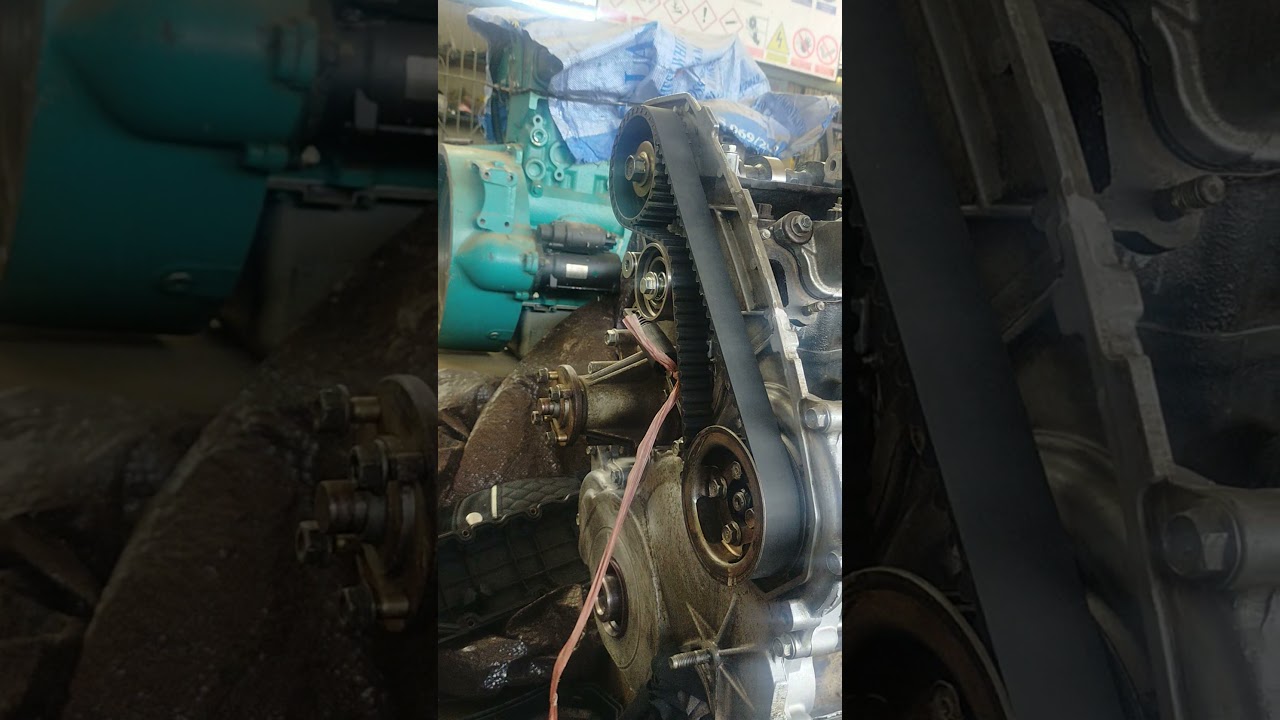 cara pasang timing belt engine 1HZ tdk pakai ribet👍