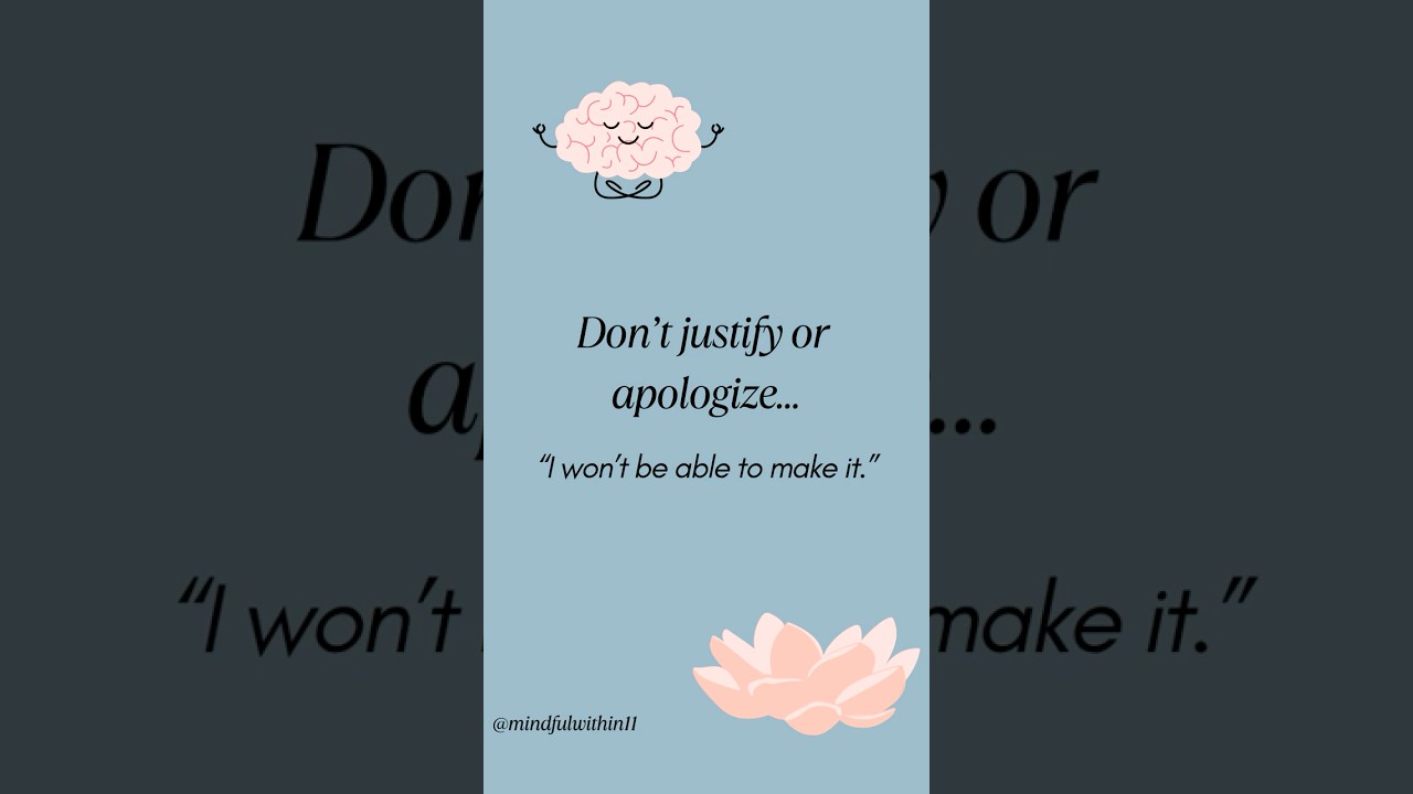 Simple Ways to Set Boundaries #protectyourpeace   #mentalhealth #boundaries #mentalhealthawareness