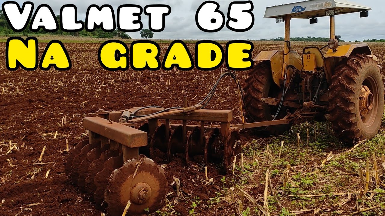 COMO FAZER UMA BOA GRADAGEM COM VALMET 65 ID NA GRADE 12 DISCOS COM PISTÃO ADAPTADO- SITIO BOA VISTA