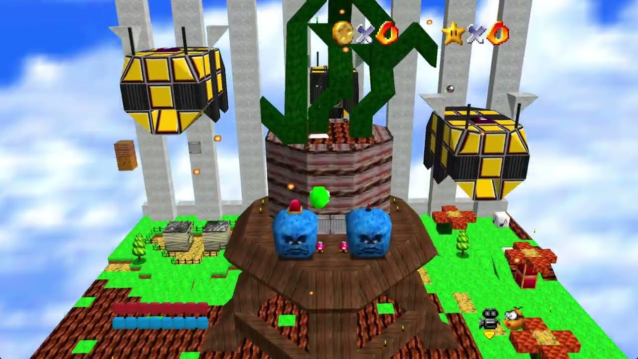 Sunflowers and Bumblebees by ViralStigma - Mario Builder 64