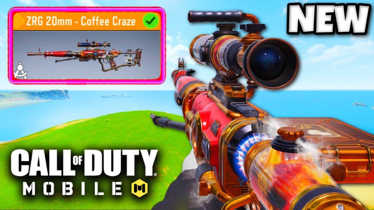 *NEW* LEGENDARY ZRG - COFFEE CRAZE 😍 (COD MOBILE)