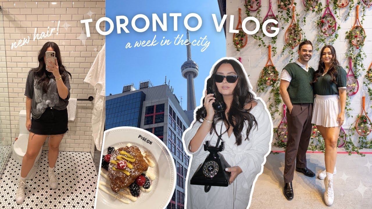 TORONTO VLOG! Huge PR Unboxing + Seeing the City!