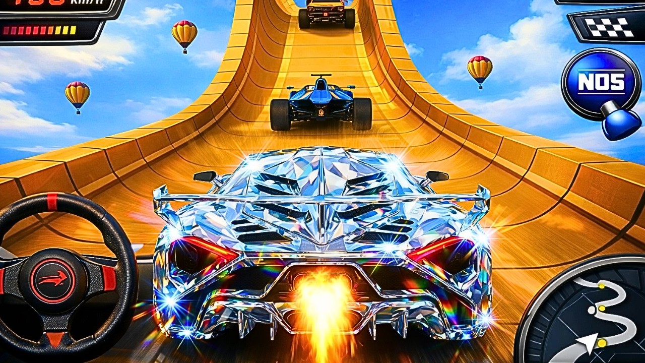 DIAMOND HYPERCAR! 💎 $1,000,000,000 Mega Ramp Jump | EPIC NITRO 🚀