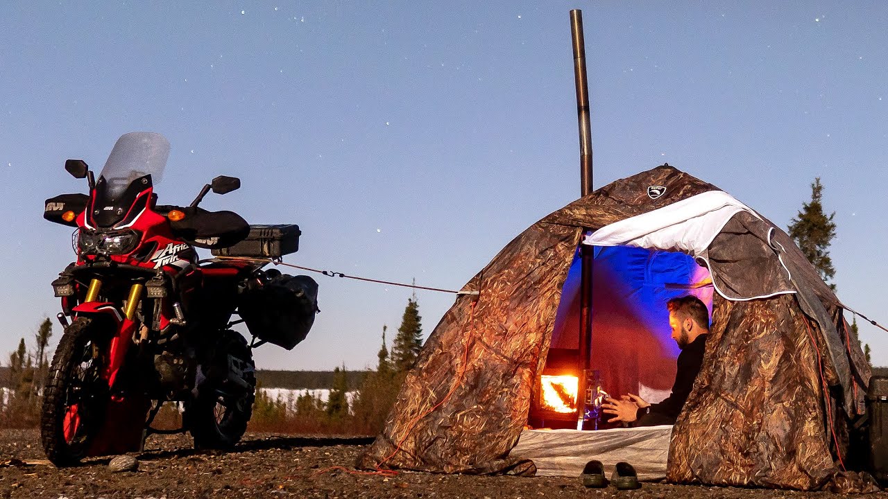 Frozen Wasteland - Translabrador Highway Motocamping (Nature Sounds Only)