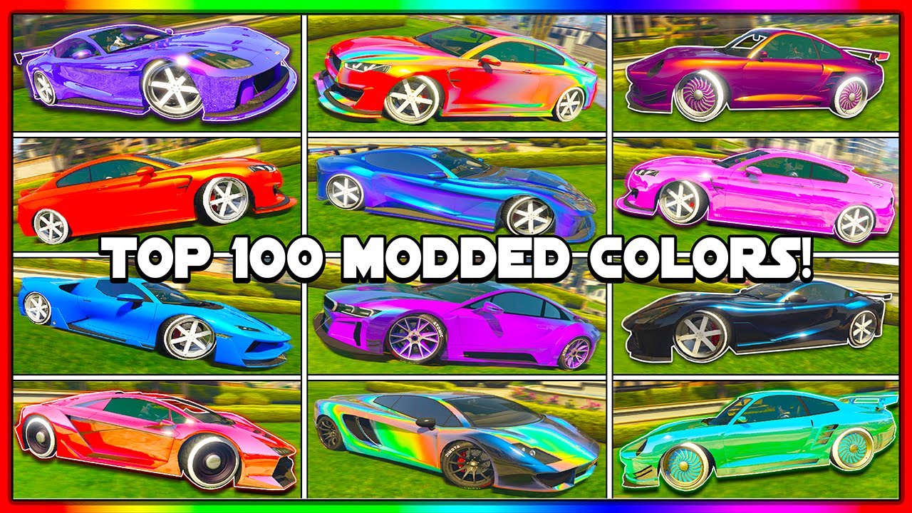 The Top 100 Best Modded Crew Colors In GTA 5 Online! (Bright Colors, Secret Neon, & More!)
