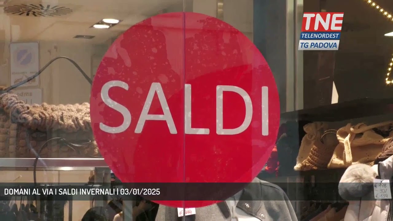 DOMANI AL VIA I SALDI INVERNALI | 03/01/2025