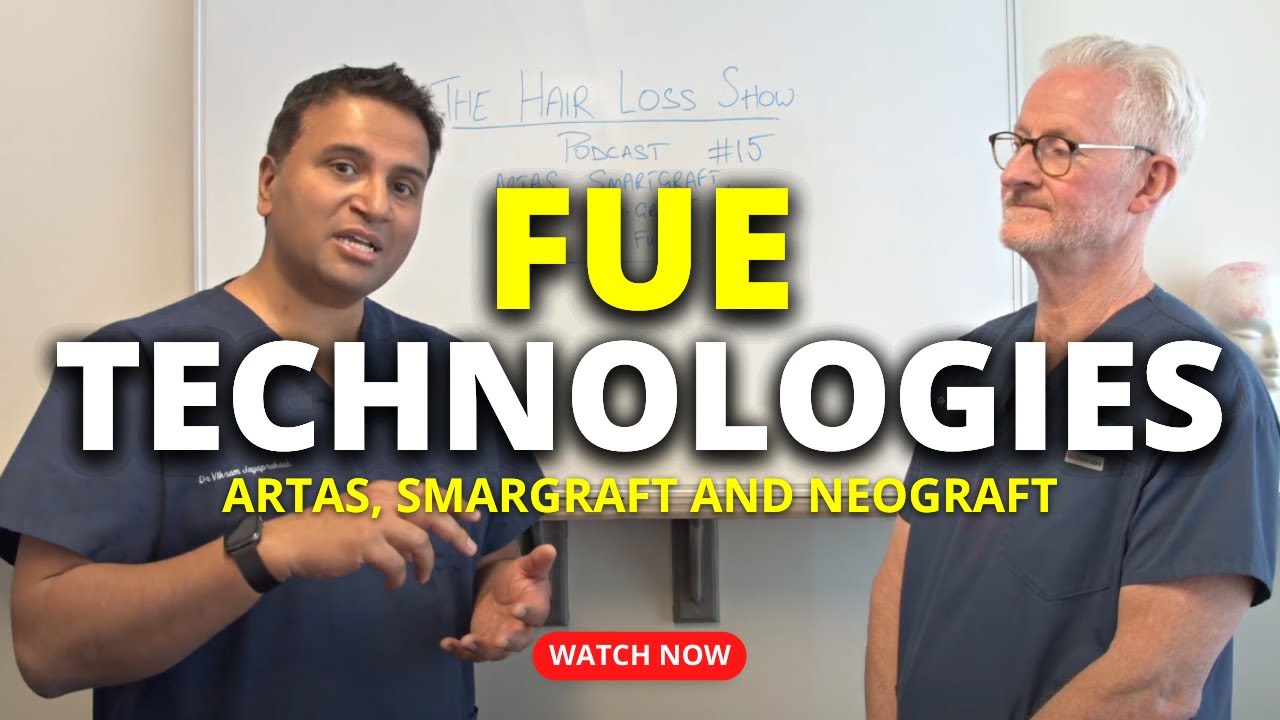 Различные технологии FUE: ARTAS, SmartGraft и NeoGraft