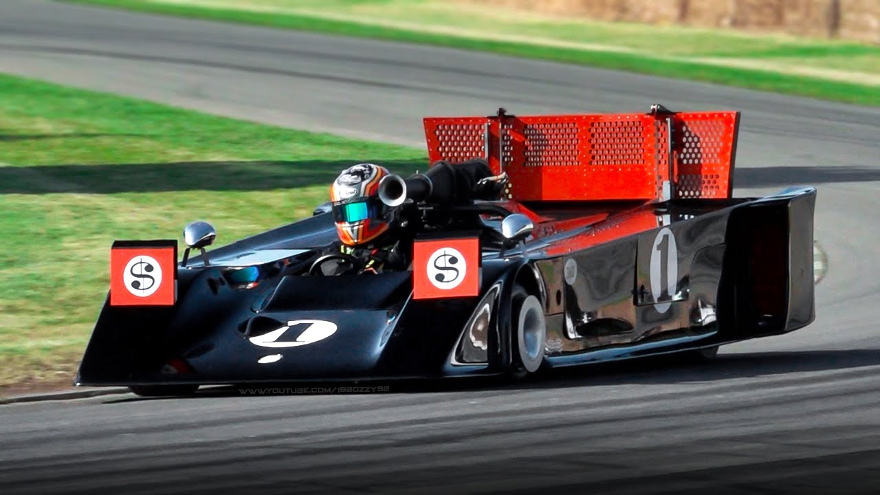 A Raw Sound Tribute to the obscure Can-Am, F1 & F5000 Team: Shadow Cars at Festival of Speed 2024!