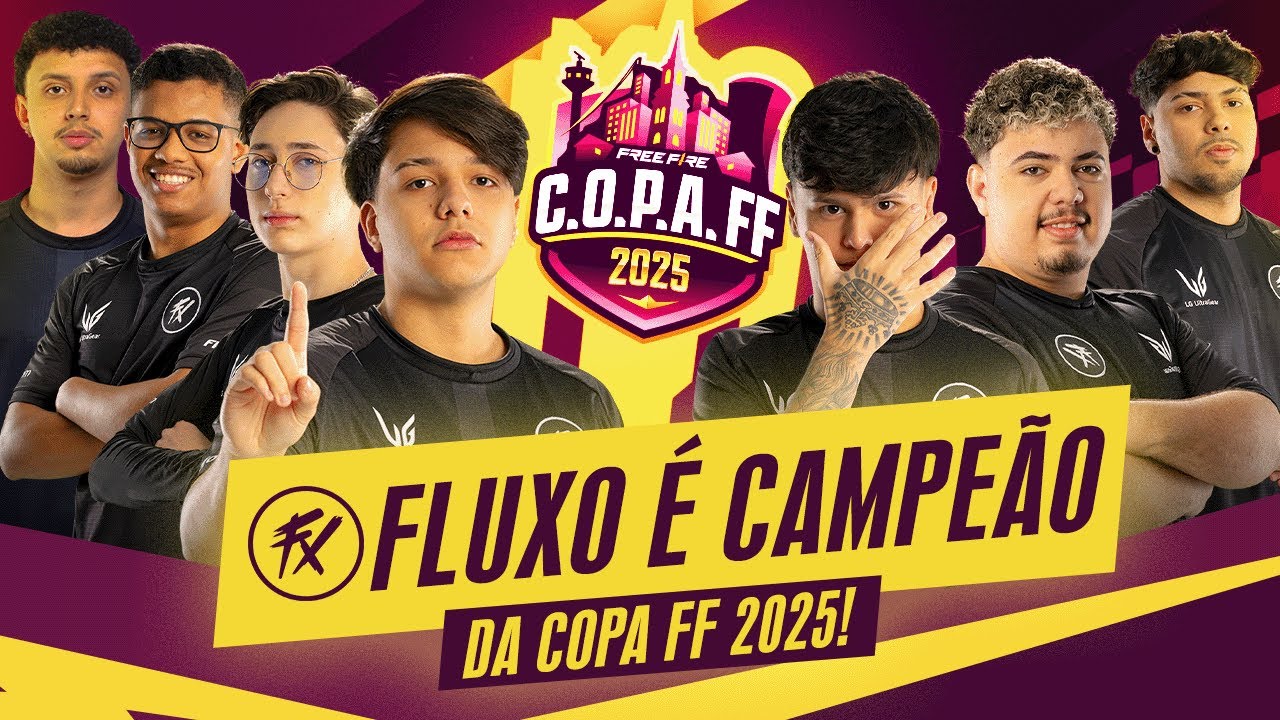 HISTÓRICO! FLUXO FAZ 6 BOOYAHS NA FINAL DA #COPAFF E É CAMPEÃO! #FreeFire