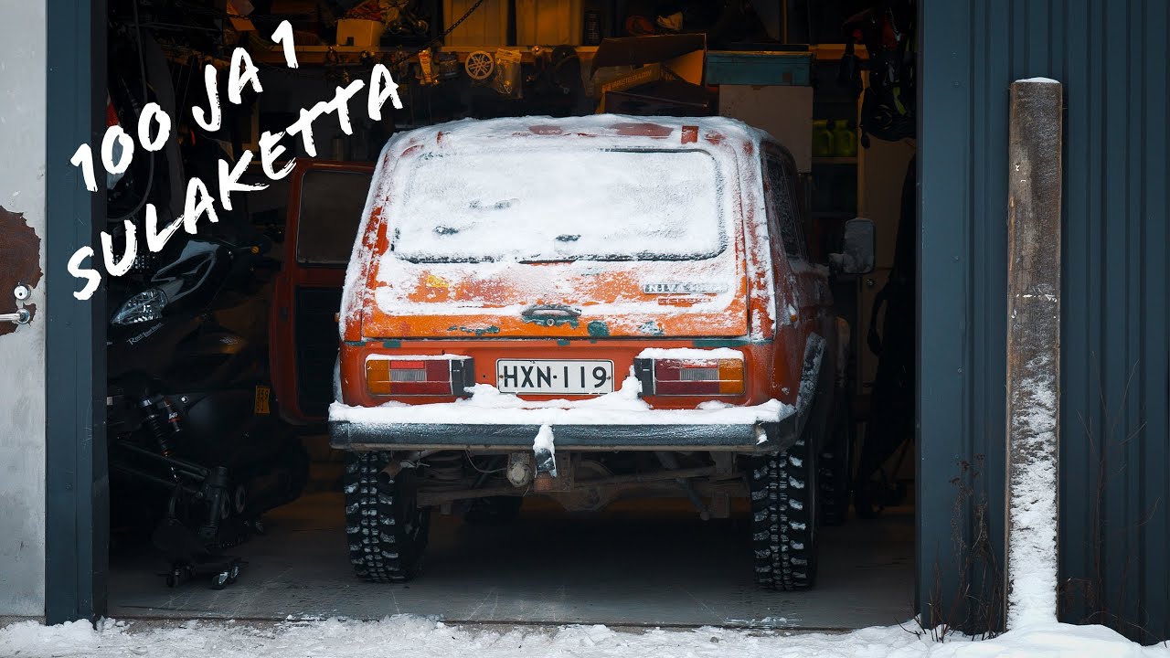 Nivan sulatus ja siivous. Raportti autokorjaamolta