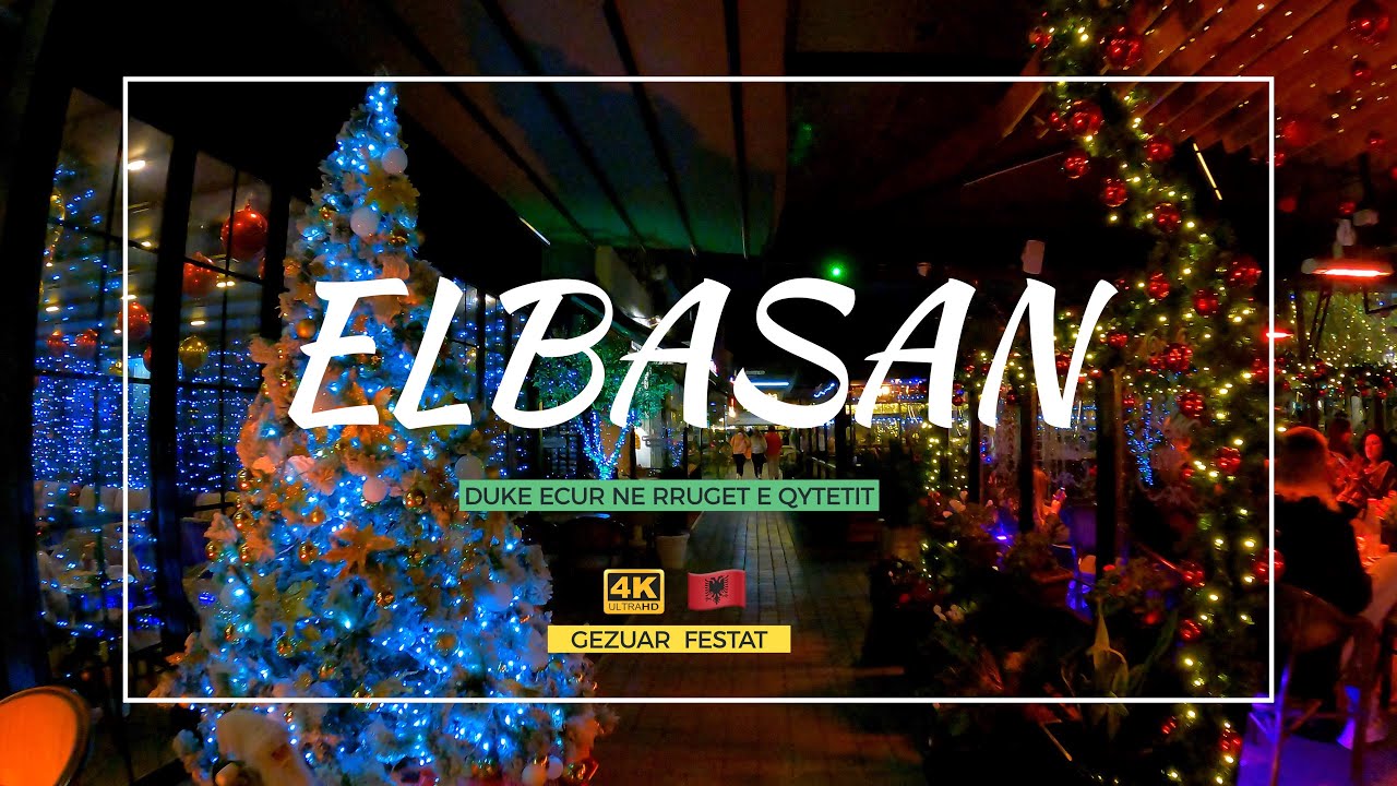 ELBASAN, ALBANIA - Walking On The Streets of Elbasan City, Ambience Binaural Sound 🇦🇱【4K ASMR】⁴ᴷ⁶⁰