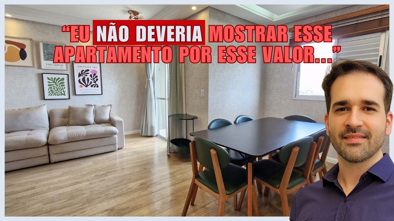 Olha o que dá pra comprar com R$ 455mil | Apartamento 63m² com Varanda e 1 Vaga Zona Norte São Paulo