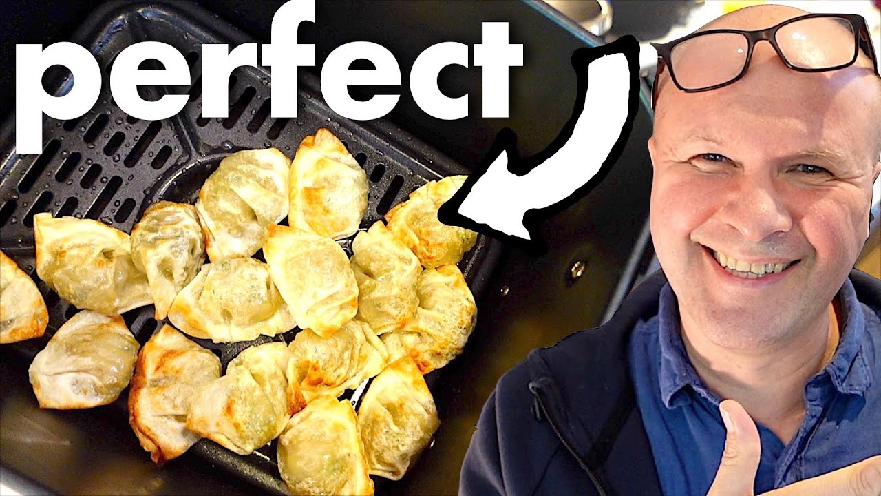 Delicious AIR FRYER DUMPLINGS! Frozen Gyoza, Mandu, Wantons... plus EASY DIPPING SAUCE Asian Style!