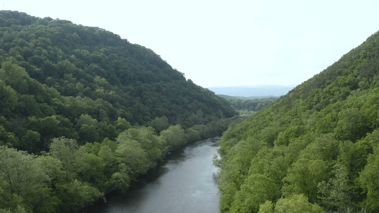 Iron Gate & Eagle Rock, Virginia drone footage