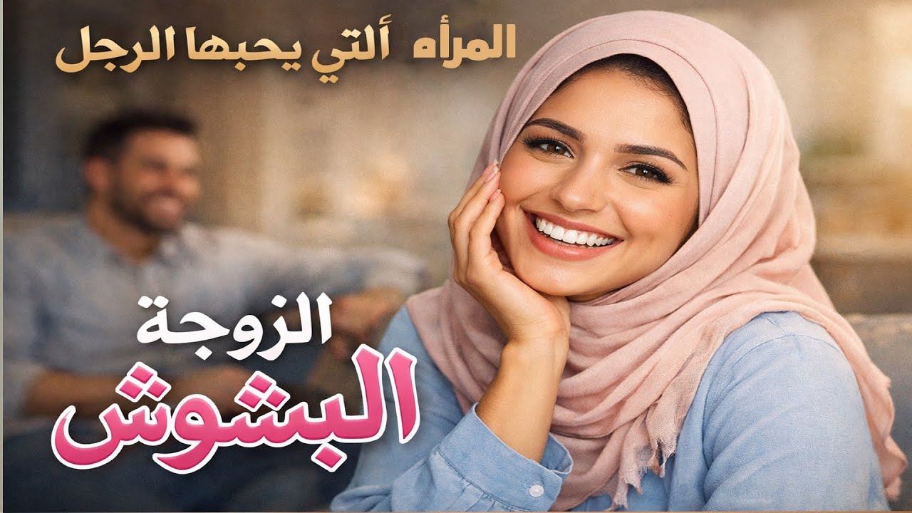 المرأة التي يحبها الرجل الزوجة البشـوش