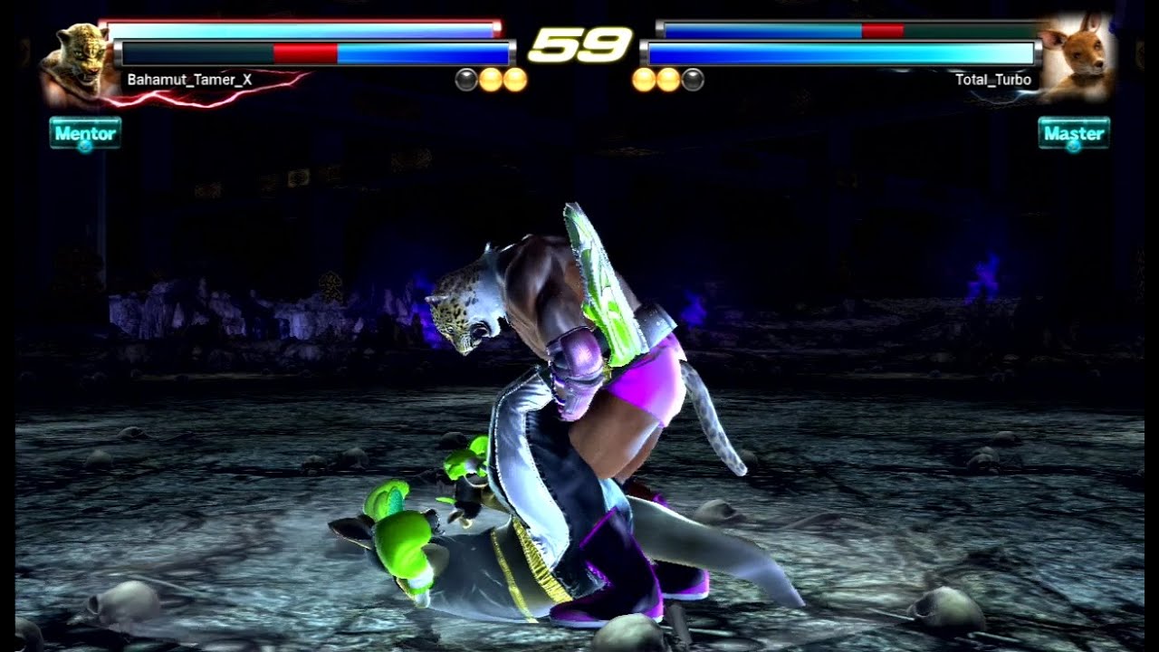 Tekken Tag 2 - King/Armor King vs Devil Jin/Roger Jr