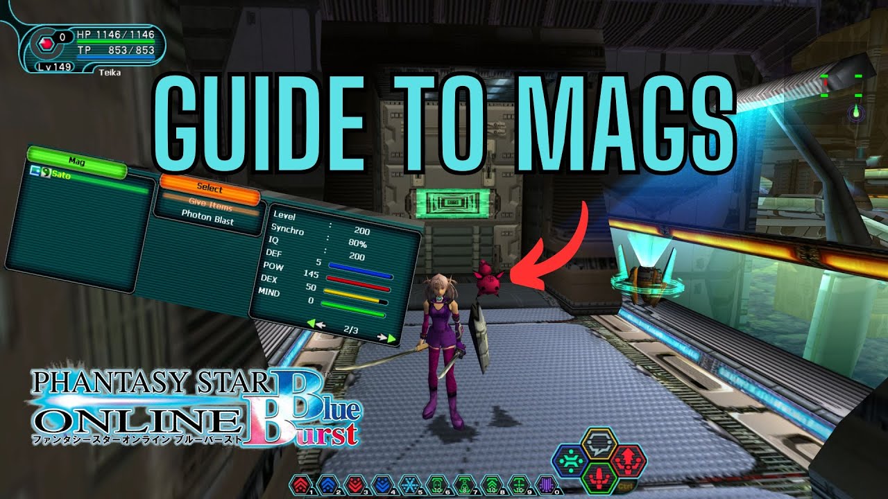[PSO: Blue Burst] Beginner's Guide to Mags