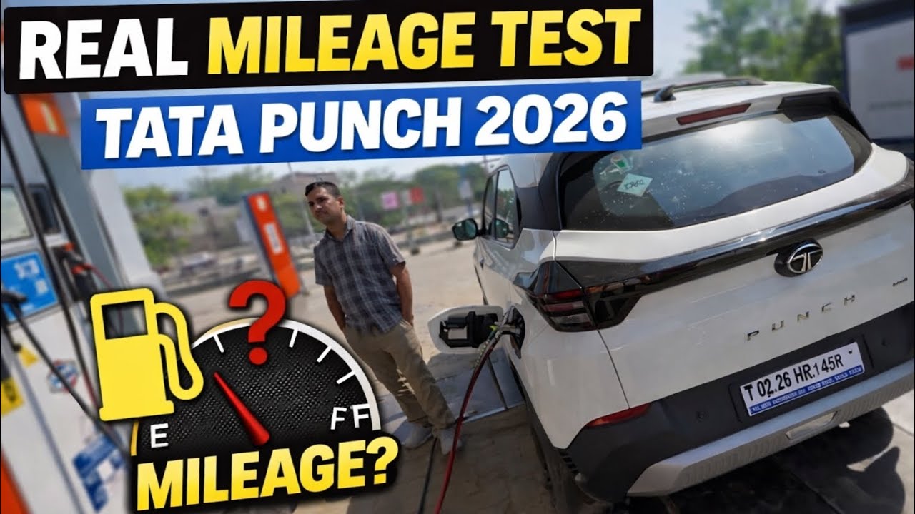Tata Punch facelift mileage Test 2026 smart petrol with cng || Detailed video 