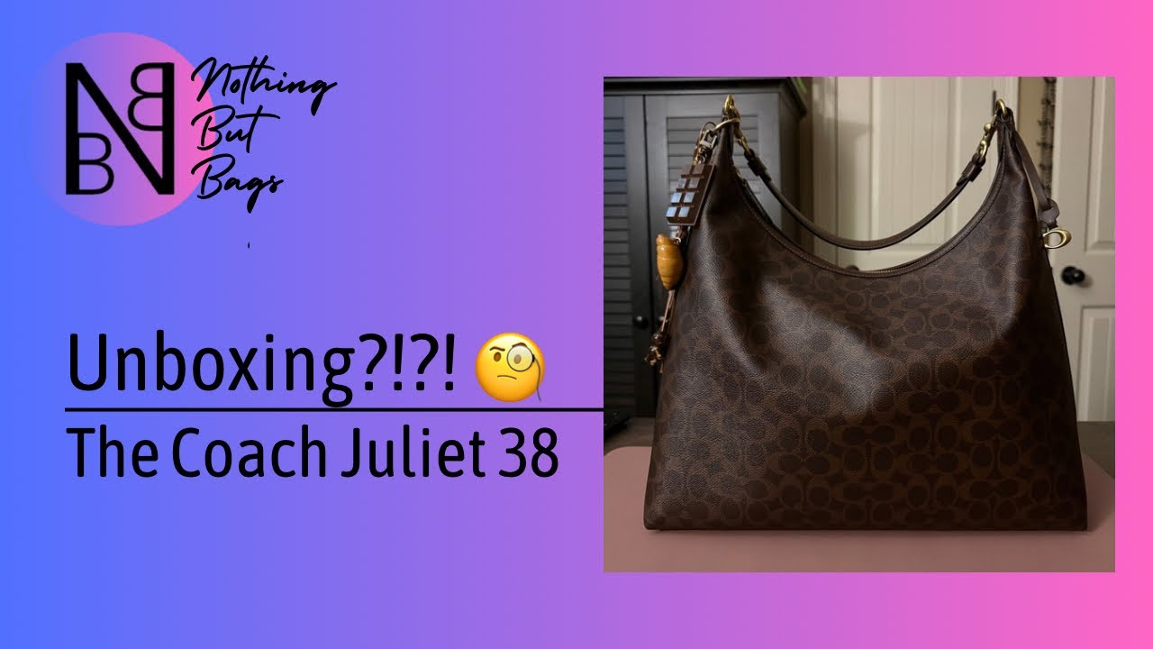 Распаковка Coach Juliet 38! Первые впечатления + Что подходит? Честный любитель сумок 👜 | Nothing...