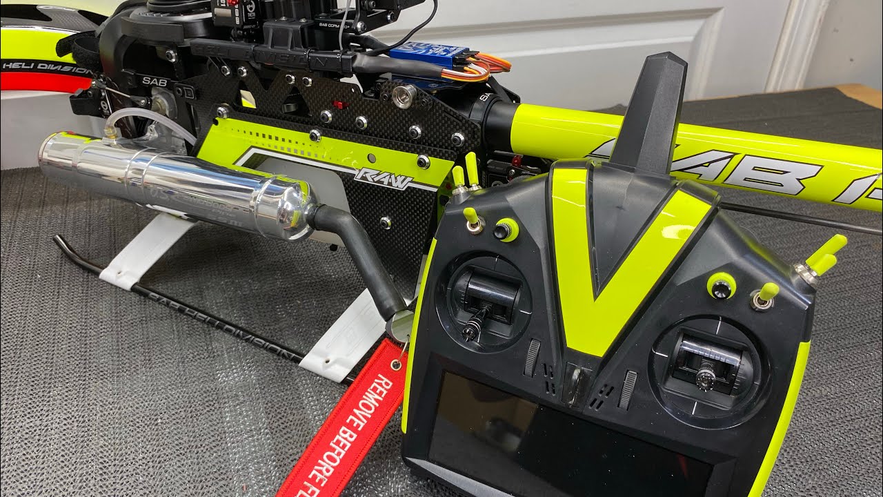 Как настроить Mikado Vcontorl/Vbar на нитровертолёте!