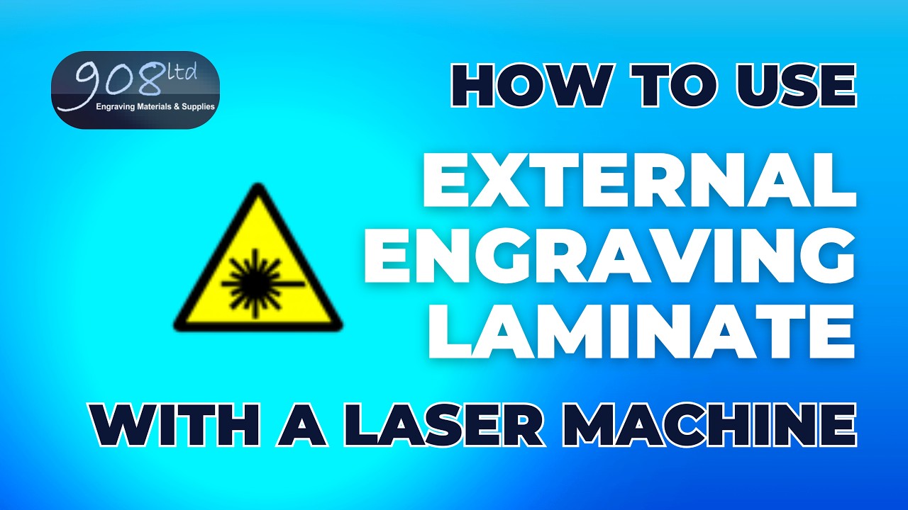 How to use 908 External Engraving Laminate | Step-by-Step CO₂ Laser Cutting & Engraving