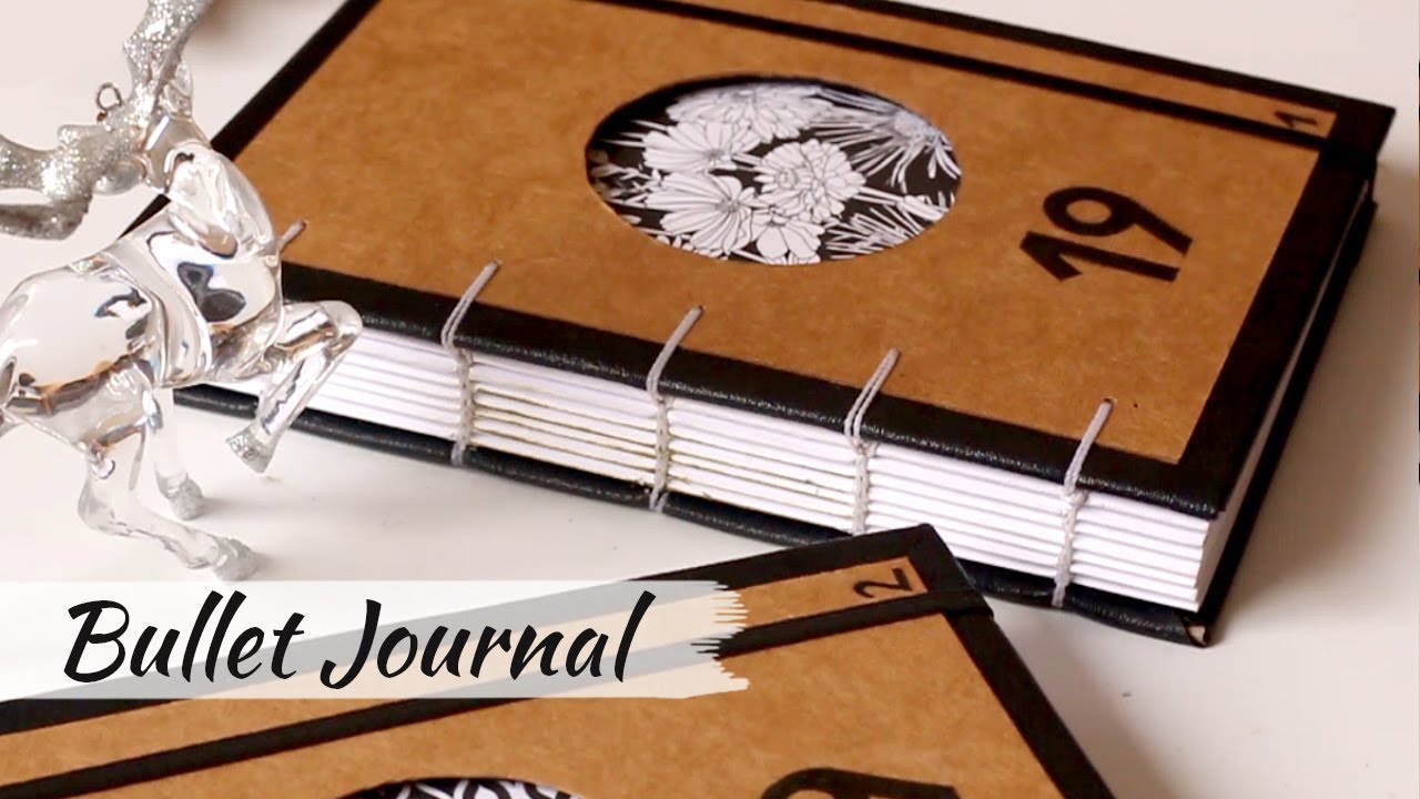 Caderno feito &agrave; m&atilde;o: meu Bullet Journal de 2019 - Tutorial DIY | Marina Ara&uacute;jo
